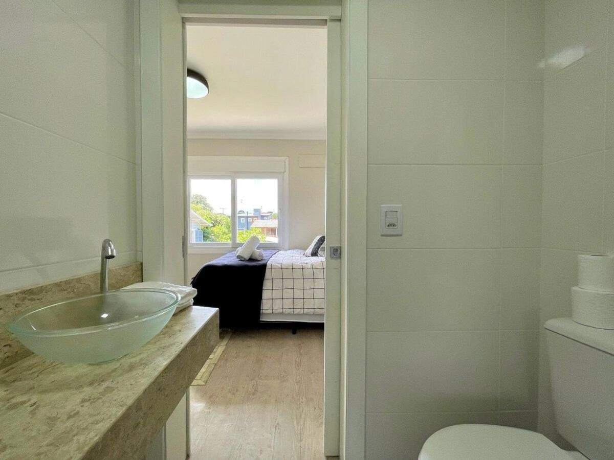 Casa Triplex 3 Dorm A 6Qd Rua Coberta Canela Esterno foto